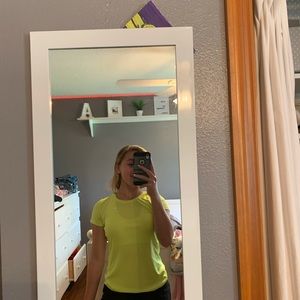 Neon green Nike athletic shirt